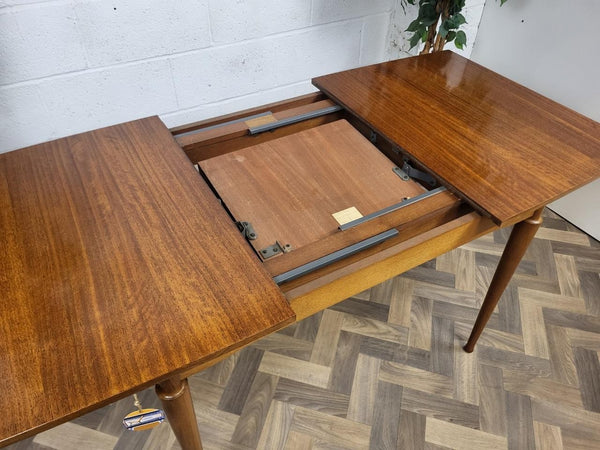 Vintage Mid-Century Greaves & Thomas Teak Extending Dining Table 1960's