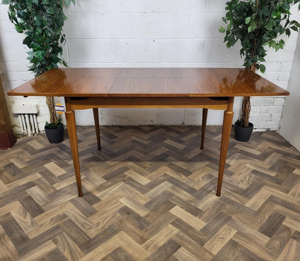 Vintage Mid-Century Greaves & Thomas Teak Extending Dining Table 1960's