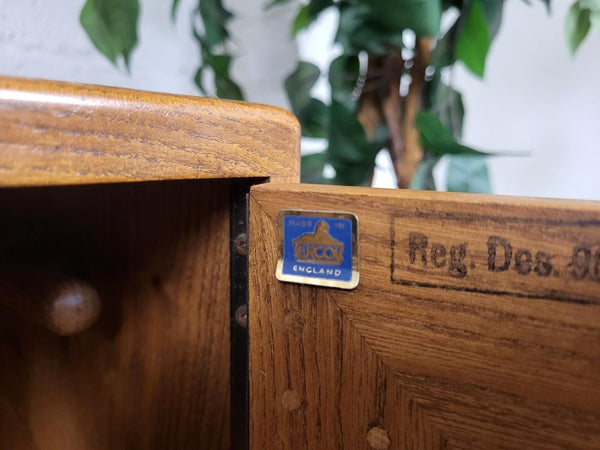 Vintage Mid-Century Ercol Windsor Sideboard Model 467 Blonde Elm 1960's