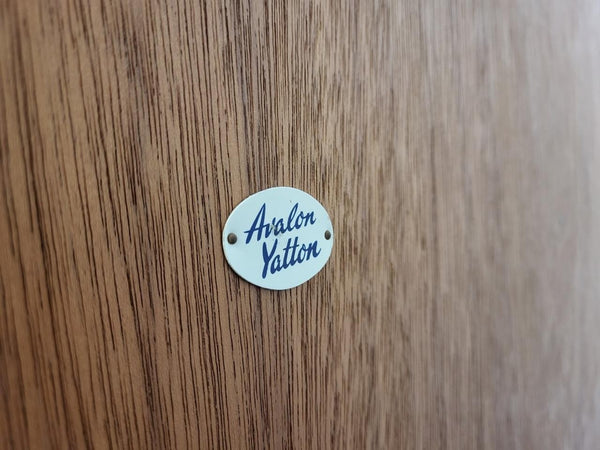 Vintage Mid-Century Avalon Yatton Small Walnut & Glass Bookcase Scandi Retro MCM