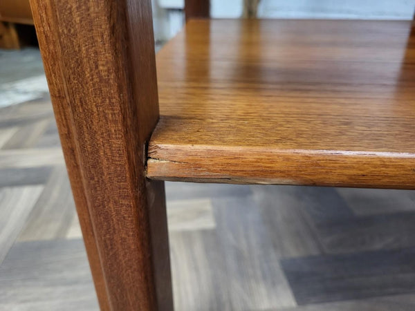 Vintage Mid-Century G Plan Teak & Glass Long Coffee Table With Drawer Danish MCM