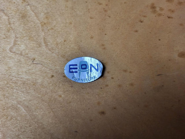 Vintage Mid-Century EON Teak Extending Dining Table & 4 Black Vinyl Chairs