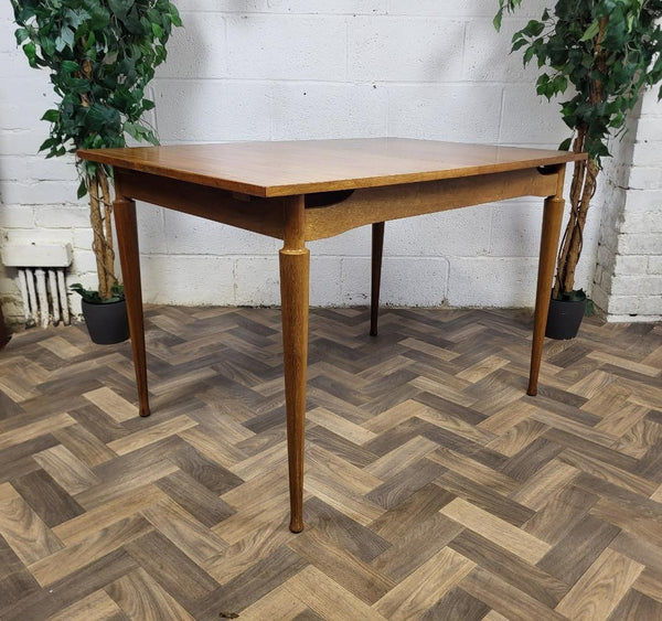 Vintage Mid-Century Greaves & Thomas Teak Extending Dining Table 1960's