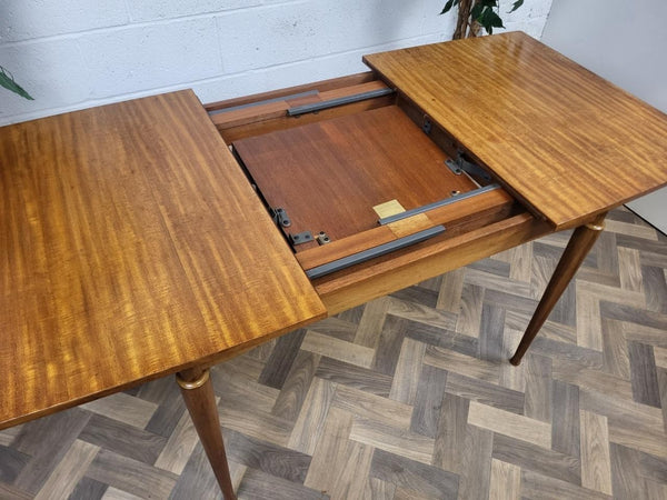 Vintage Mid-Century Greaves & Thomas Teak Extending Dining Table 1960's