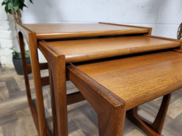 Vintage G Plan Quadrille Teak Nest Of Tables Mid-Century Scandi Retro