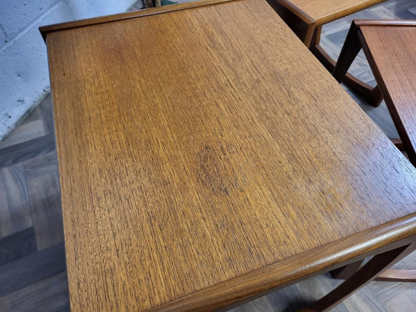 Vintage G Plan Quadrille Teak Nest Of Tables Mid-Century Scandi Retro