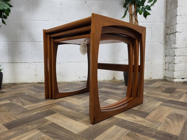 Vintage G Plan Quadrille Teak Nest Of Tables Mid-Century Scandi Retro