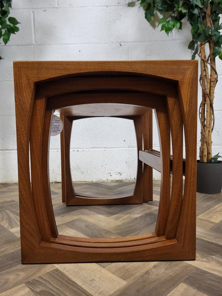 Vintage G Plan Quadrille Teak Nest Of Tables Mid-Century Scandi Retro
