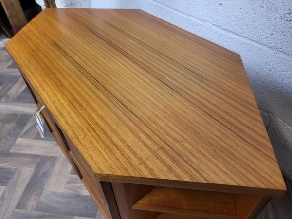 Vintage Nathan Squares Teak TV Stand Media Cabinet Mid-Century Retro