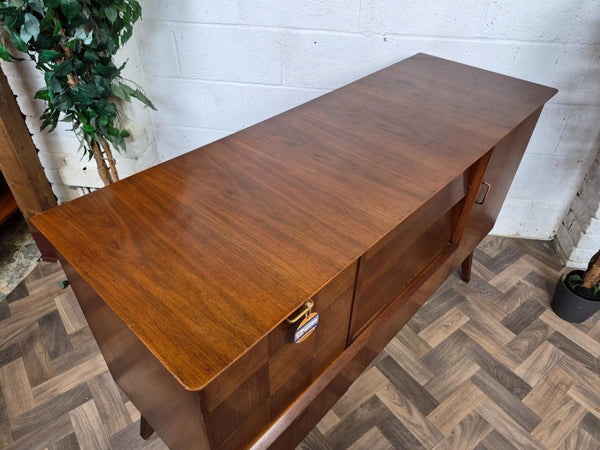 Vintage Mid-Century Beautility Walnut Sideboard 1950's Scandi Retro