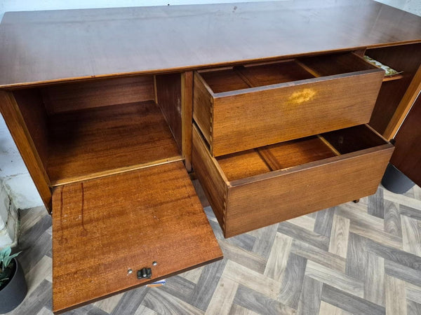 Vintage Mid-Century Beautility Walnut Sideboard 1950's Scandi Retro