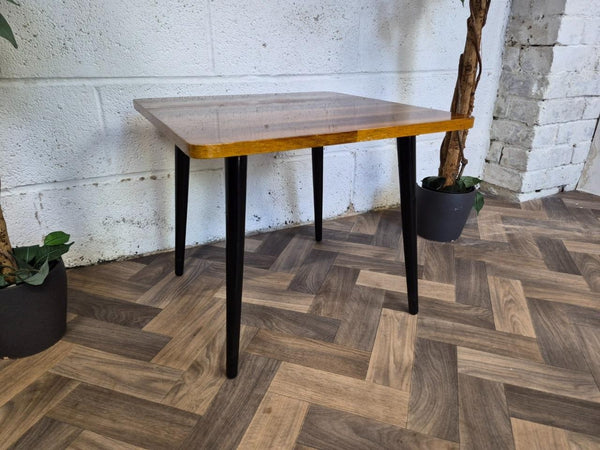 Vintage Mid-Century Walnut Coffee Side Table Atomic Retro MCM