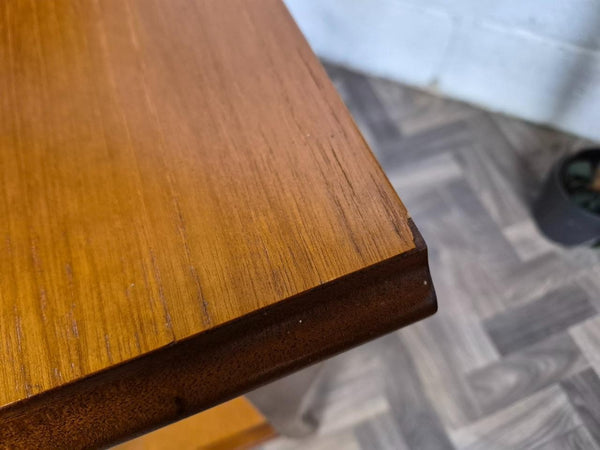 Vintage Mid-Century Sutcliffe Teak 2 Drawer Console Hall Table