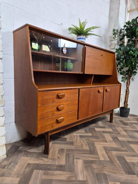 Vintage Mid-Century Portwood Teak Sideboard Highboard Scandi Danish Retro MCM