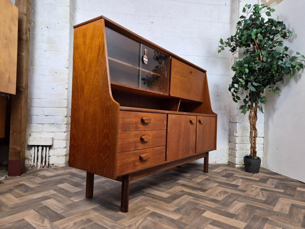 Vintage Mid-Century Portwood Teak Sideboard Highboard Scandi Danish Retro MCM