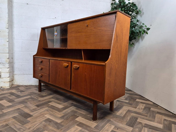 Vintage Mid-Century Portwood Teak Sideboard Highboard Scandi Danish Retro MCM