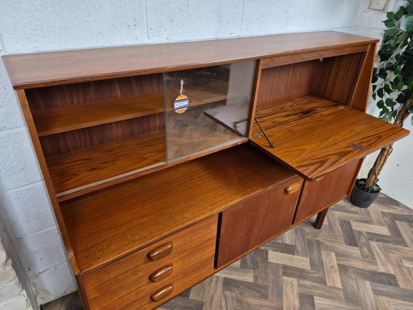 Vintage Mid-Century Portwood Teak Sideboard Highboard Scandi Danish Retro MCM