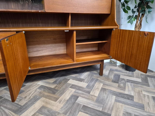 Vintage Mid-Century Portwood Teak Sideboard Highboard Scandi Danish Retro MCM