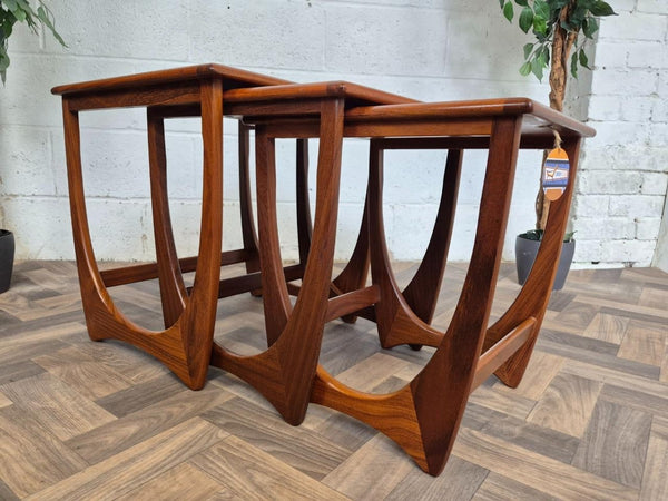 Vintage G Plan Astro Teak Nest Of Tables Mid-Century Scandi Retro