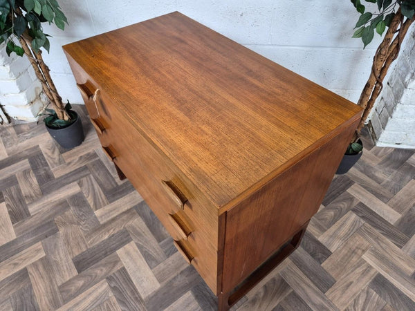 Vintage Mid-Century G Plan Quadrille Chest Of 3 Drawers Scandi Retro MCM