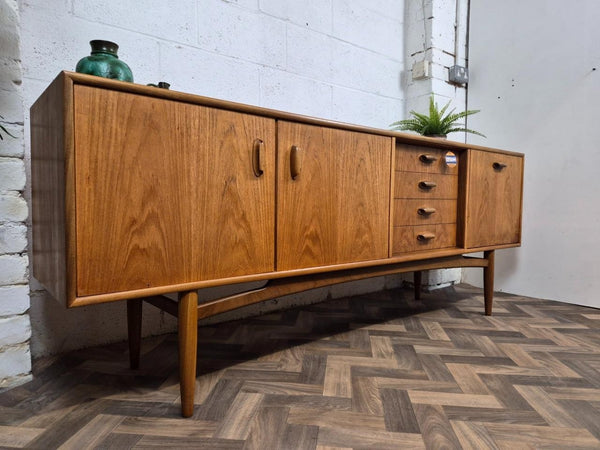 Vintage Mid-Century G Plan Brasilia Long Teak Sideboard Scandi Danish Retro MCM