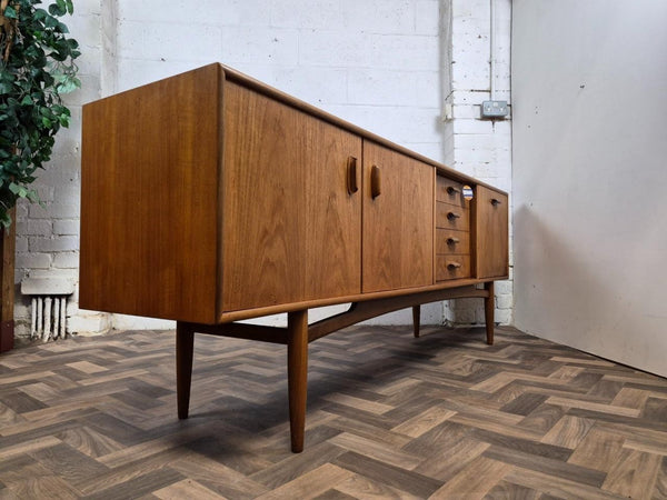 Vintage Mid-Century G Plan Brasilia Long Teak Sideboard Scandi Danish Retro MCM