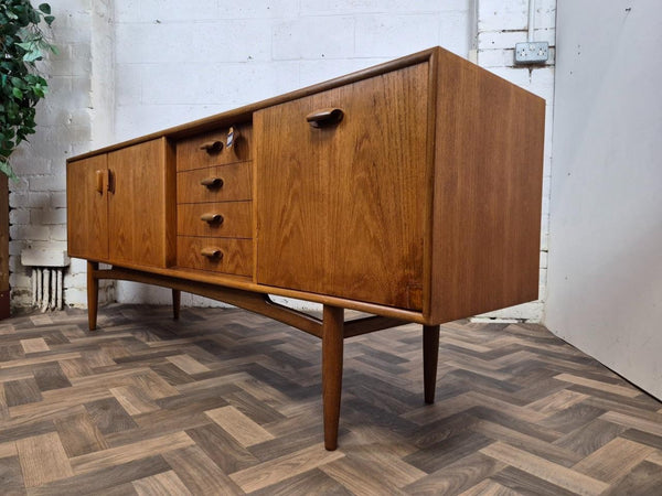 Vintage Mid-Century G Plan Brasilia Long Teak Sideboard Scandi Danish Retro MCM