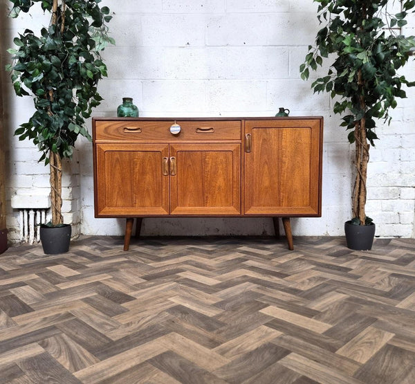 Vintage Mid-Century G Plan Fresco Teak Compact Sideboard Scandi Retro