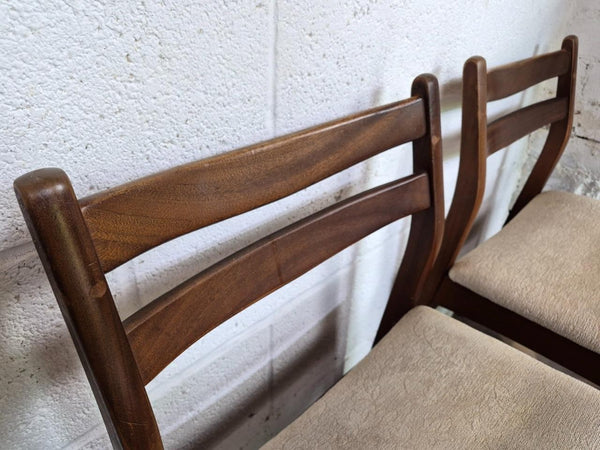 Set Of 6 Vintage Mid-Century Jentique Teak Dining Chairs 70's Scandi Retro MCM