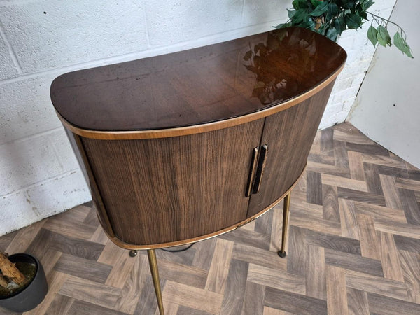 Vintage 60's GEC Television Tambour Doors Mid-Century Retro Film TV Prop
