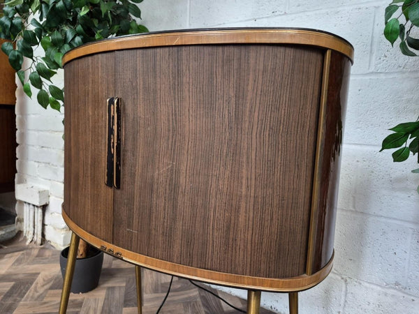 Vintage 60's GEC Television Tambour Doors Mid-Century Retro Film TV Prop