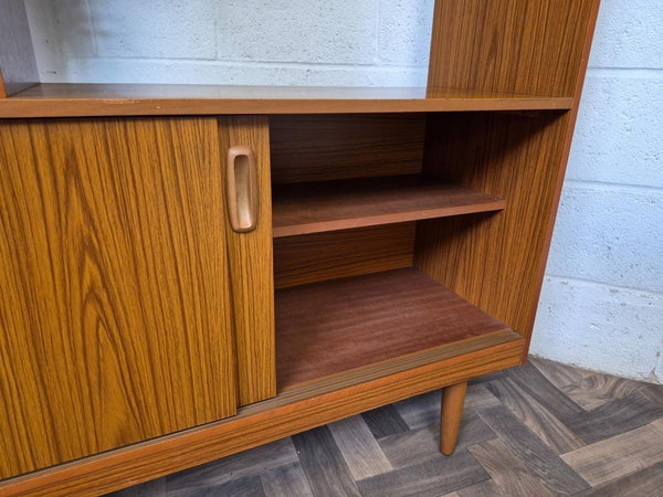 Vintage Mid-Century Schreiber Teak Room Divider Bookcase Scandi MCM Retro