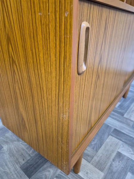 Vintage Mid-Century Schreiber Teak Room Divider Bookcase Scandi MCM Retro