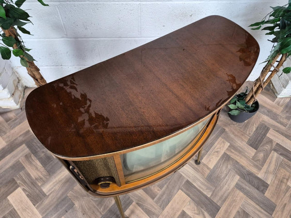 Vintage 60's GEC Television Tambour Doors Mid-Century Retro Film TV Prop
