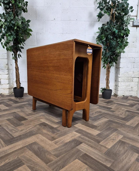 Vintage Mid-Century Jentique Teak Dropleaf Dining Table Scandi Retro MCM