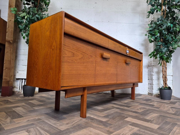 Vintage Mid-Century White & Newton Teak Sideboard Scandi Danish Retro MCM
