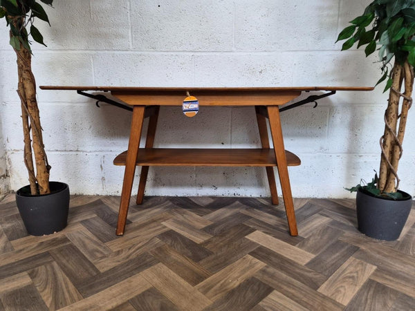 Vintage Mid-Century Dropleaf Teak Coffee Table Scandi Danish Retro MCM