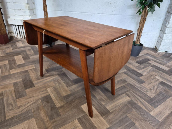 Vintage Mid-Century Dropleaf Teak Coffee Table Scandi Danish Retro MCM