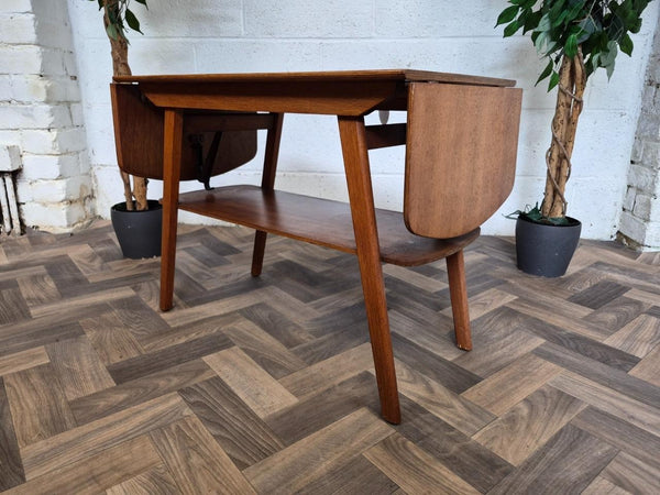 Vintage Mid-Century Dropleaf Teak Coffee Table Scandi Danish Retro MCM