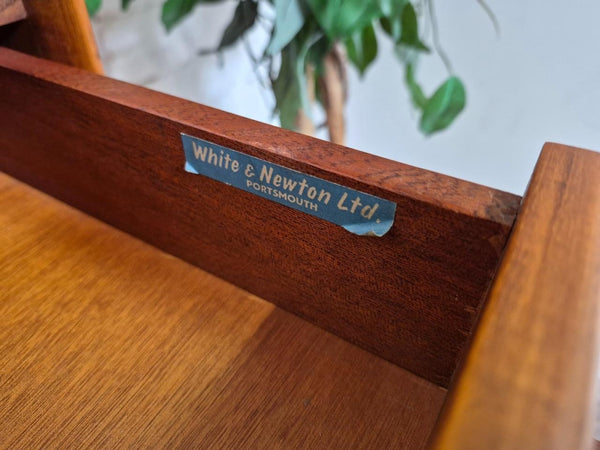 Vintage Mid-Century White & Newton Teak Sideboard Scandi Danish Retro MCM