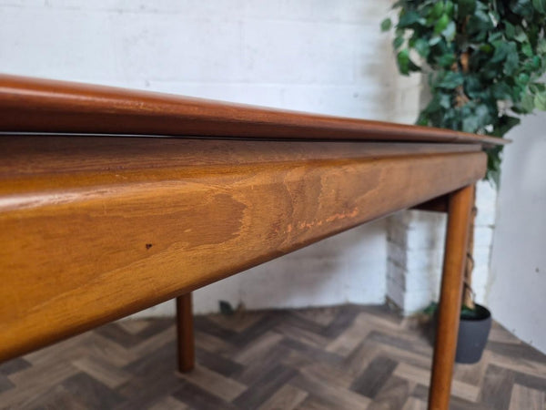Vintage Mid-Century White & Newton Teak Extending Dining Table And 4 Chairs Set