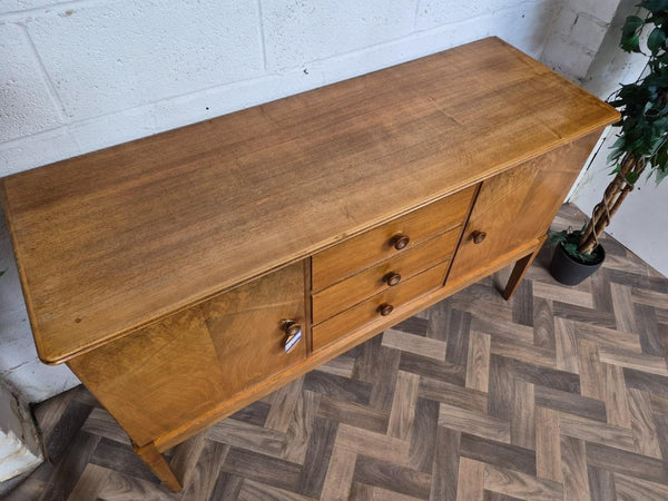 Vintage CC41 1940's Walnut Compact Sideboard Scandi Retro MCM