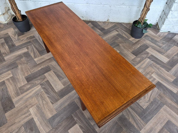 Vintage Mid-Century Myer Teak Coffee Table With Shelf Scandi Danish Retro MCM