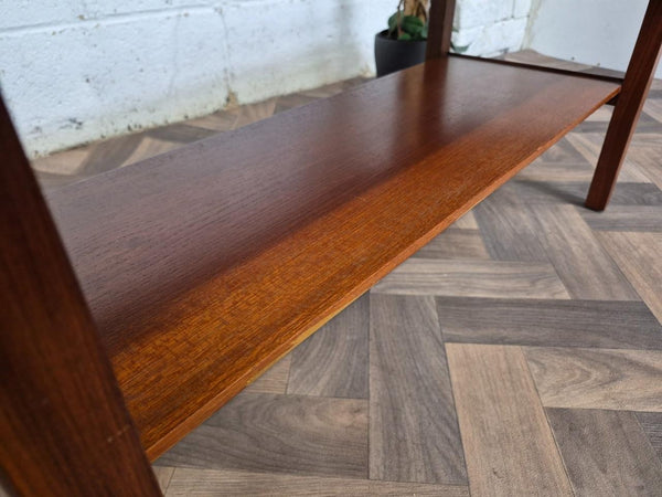 Vintage Mid-Century Myer Teak Coffee Table With Shelf Scandi Danish Retro MCM