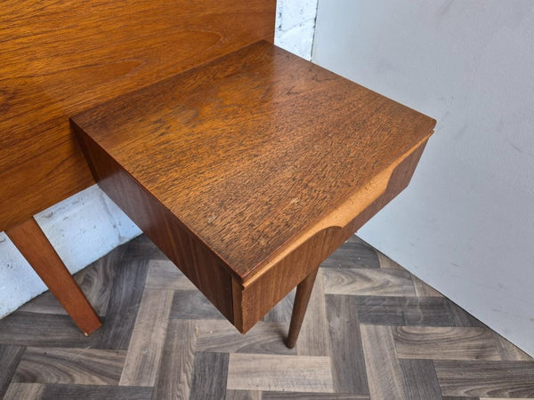 Vintage Mid-Century Austinsuite Teak Double Headboard & Bedside Tables Retro MCM