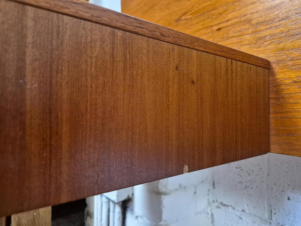 Vintage Mid-Century Austinsuite Teak Double Headboard & Bedside Tables Retro MCM