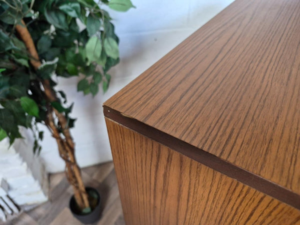 Vintage Mid-Century Europa Teak Tallboy Chest Of 7 Drawers Scandi Retro MCM