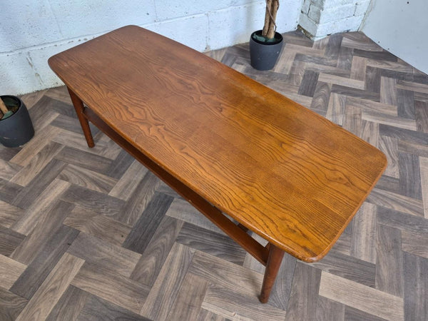 Vintage Mid-Century Teak/Oak Coffee Table Scandi Retro MCM
