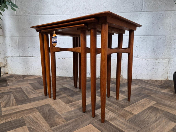 Vintage Kai Kristiansen Danish Teak Nest Of Tables Mid-Century Retro MCM