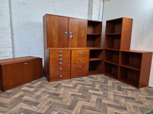 Vintage Mid-Century Finn Juhl For France & Son Danish Teak Modular Wall System